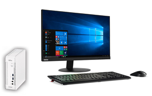 美品 富士通Q556＜パソコンセット＞第6世代Corei3-6100T・8GB・爆速SSD128GB・Win11Pro・Office2019・無線LAN・20型モニター・キ・マ