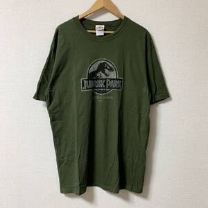 00sジュラシックパーク Tシャツ 映画 movie tee USJ 古着 ビンテージ vintage ヴィンテージ USA製 アメリカ製 90s レア アート