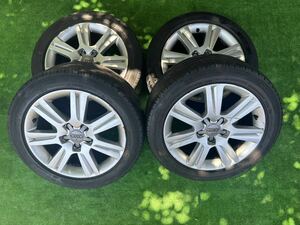 AUDI アウディ 純正(4本225/50R17 94W 7.5J×17H2 ET45)(PCD:112) (3本:2106年製)(1本:2020年製)