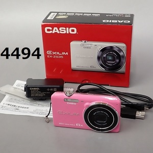 ■FK-4494◆Casio　EXILIM ピンク　EX-ZS35 ほぼ未使用　美品　簡易動作OK　20240528