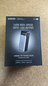 ANKER 737 POWER BANK 24000mAh 140W 新品未使用 パワーバンク アンカー