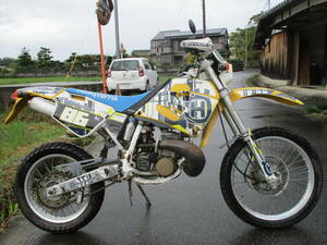 ハスクバーナ　ＷＲ２５０　コンペ現状　ベース車両に部品取りに　書類あり