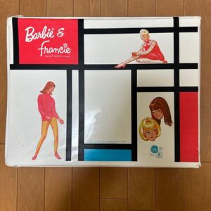 ☆レアヴィンテージデッドストックBarbieのいとこのFrancieちゃんケース/本体/お洋服/その他雑貨セット★