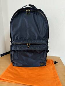 完売品●極美品●ポーター 吉田カバン PORTER 新タンカー TANKER DAYPACK デイパック アイアンブルー(Iron Blue) 品番622-76674