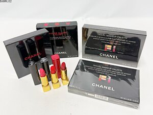 CHANEL シャネル トラベル メイクアップ パレット/ルージュ アリュール ヴェルヴェット 43 57 58 アイシャドウ 口紅 化粧品 1688G12-13