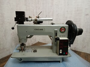 必見!!　希少　イタリア製　CIUCANI チッカーニ　X86 204 ミシン 工業用ミシン　モカ縫いミシン　？　革用　モカ縫い　ジャンク