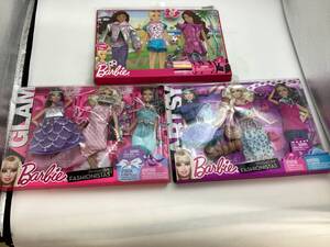 【M89】未使用 保管品 Barbie バービー 人形 洋服 3点 まとめ FASHIONISTA ファッショニスタ GLAM ARTSY I can Be... 小物 着せ替え