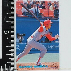 91年 カルビー プロ野球カード No.119【野村 謙二郎 内野手 広島東洋カープ】平成3年 1991年 当時物 Calbeeおまけ食玩BASEBALL【中古】