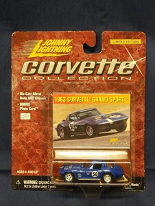 ジョニーライトニング 1/64 63年型 シボレー コルベット グランド スポート JOHNNY LIGHTNING Chevrolet Corvette C2 Grand Sport 傷み有り