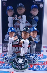 GE★限定224体 即完売！大谷翔平 山本由伸 イチロー「LEGENDS OF JAPAN」FOCO製 ボブルヘッド バブルヘッド BOBBLEHEAD 首振り人形 50/50