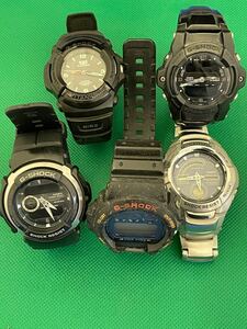 CASIO G-SHOCK カシオ Gショック5点まとめジャンク品管理番号10-A404