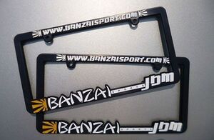 ２枚セット バンザイスポーツBANZAI SPORTS JDM イエロー 旭日旗 USサイズ　検 USDM Hellaflash スタンス