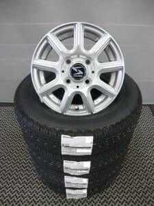 新品ホイールセット★ブリヂストン★145/80R12(145R12 6PR)★軽トラック★軽バン★ハイゼット　キャリー　エブリー　サンバーG