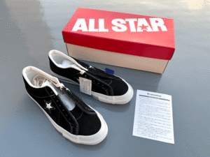 国内正規品 新品 CONVERSE ONE STAR J VTG BLACK TIME LINE US7.5 26cm 日本製ワンスター ONESTAR 黒 TIMELINE タイムライン MADE IN JAPAN