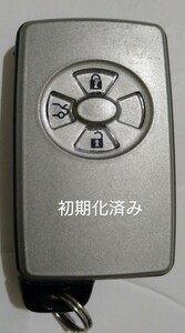 初期化済トヨタ純正スマートキー 3ボタンクラウン180系／18系基盤番号271451−0500新品電池サービス②