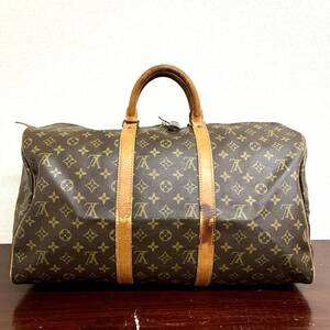 TY1922■LOUIS VUITTON ルイヴィトン LV モノグラム キーポル50 Bag バッグ 鞄 ボストンバッグ ハンドバッグ トラベルバッグ ブランド