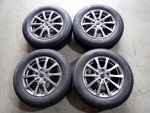 YS10718【送料無料195/65R15】70系ノア VOXY ステップワゴンなどに ヨコハマ 中古スタッドレスセット ■15×6J 114.3/5H ET53■