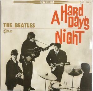 【赤盤】国内盤 ペラジャケ The Beatles - A Hard Day