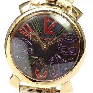 【GaGa MILANO】ガガミラノ マヌアーレ48MM スモールセコンド 500本限定 5211.MIR.02S 手巻き メンズ【ev20】