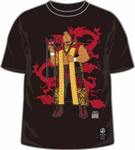 新日本プロレス Tシャツ 鷹木信悟 キン肉マン ロスインゴベルナブレスデハポン プリンス・カメハメ ゆでたまご IWGPチャンピオン