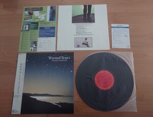 ★Shogo Hamada★浜田省吾★WASTED TEARS★帯付（帯裏面傷み）★LPレコード★ポストカード付★中古品 ★激レア★Super Rare Item