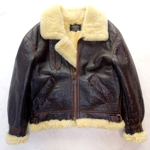 B-3 MOUTON FIGHT JACKET SHEEPSKIN B-3 ムートン シープスキン 羊革 フライトジャケット 48 アルゼンチン製