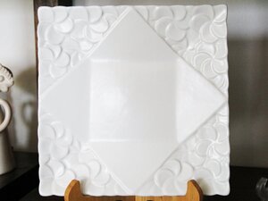 【アウトレット】ジェンガラ JENGGALA 食器・陶器 Jenggala Square Frangipani Plate ※同梱発送可