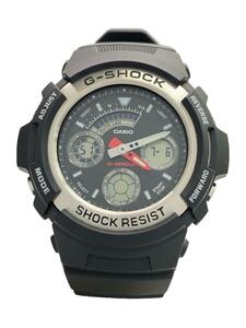 CASIO◆クォーツ腕時計・G-SHOCK/デジアナ/BLK