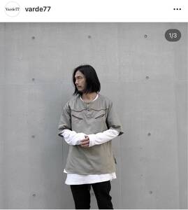 【Varde77】WESTERN TYPE PULLOVER SHIRTS バルデセブンティセブン　ウエスタン　プルオーバーシャツ　半袖　グレー