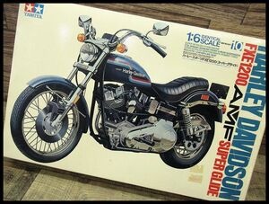 ◆ 未組立 長期保管品 タミヤ 1/6 HARLEY DAVIDSON ハーレーダビッドソン ハーレースポーツ FXE1200 スーパーグライド バイク プラモデル