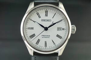 良品♪【eB10/20-26 TB19】★SEIKO/セイコー プレサージュ 琺瑯ダイヤル 6R15-03V0 自動巻 メンズ 稼働品★