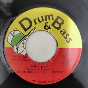 LT.STITCHIE ＆ RICHIE STEPHENS／PUPA LICK アナログ盤7インチシングルレコード