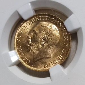 NGC MS64 南アフリカ 1926 ソブリン 金貨 ジョージ5世 セント・ジョージ アンティークコイン