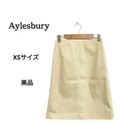 【美品】 Aylesbury スカート ひざ丈 タイトスカート  ベージュ XS