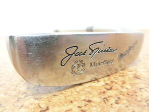 希少♪MacGregor Jack Nicklaus Muirfield ジャックニクラウス ミュアフィールド L字パター 34.5インチ スチールシャフト 中古品♪T1824