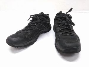 ♪THE NORTH FACE ノースフェイス ローカット スニーカー ブラック vibramソール 27.5cm NF0A46AM 1120-48N @80♪