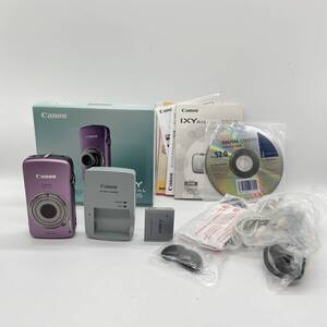 【使用頻度激少・完動品・備品完備箱付き】Canon IXY DIGITAL 930 is PURPLE 　コンデジ　デジカメ　デジタルカメラ　シャッターOK