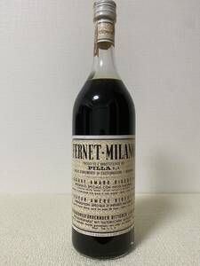 【推定1960年代】FERNET MILANO / PILLA【フェルネット・ミラノ】1000ml , 40% , 3スタータックスシール