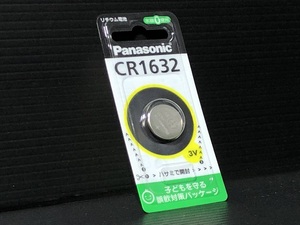 ★安心のPanasonic★ CR1632 ボタン電池 検）キーレス セキュリティー リモコン コントローラー スイッチ