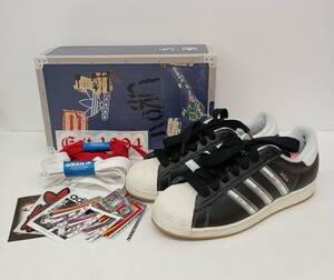 adidas×Korn アディダス×コーン Superstar スーパースター スニーカー 替え紐あり 26.5 ブラック 通年