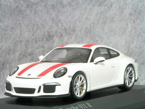 ● 1/43 ポルシェ 〓 911 ( 991 ) R / ホワイト / レッド ストライプ 〓 Porsche