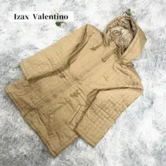 【Izax Valentino】レディース コート（L）カーキ フード取り外し可