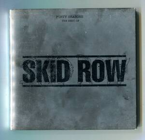 非売品(未使用)ステッカー付 Skid Row スキッド・ロウ - The Best Of Skid Row 廃盤 日本盤 未発表の名曲「Forever フォーエバー」収録