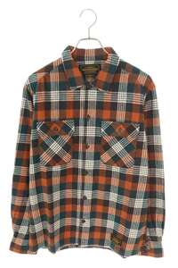 ネイバーフッド 17AW LOGGER/C-SHIRT.LS 172ARNH-SHM01 サイズ:M フランネルチェック長袖シャツ 中古 BS99