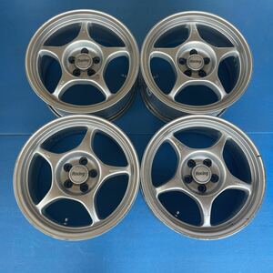 希少 ENKEI Racing エンケイ レーシング　16×7JJ+35 PCD100-5穴　ハブ径約73mm MADE IN JAPAN アルミホイール4本セット