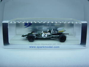 【タイヤ・ホイール溶けあり】spark 1/43 Lotus 69 Winner Pau GP 1970 #2 J.Rindt ロータス リント ポーGP 