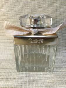 香水の空瓶 【Chlo/Chloe/クロエ】オードパルファム 75ml 香水の匂いします リボン ビン EAU DE PARFUM