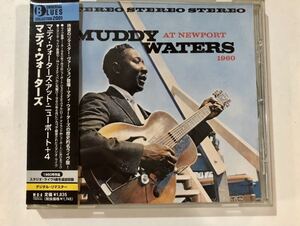 CD MUDDY WATERS マディ・ウォーターズ　AT NEWPORT 1960＋4 Chess MCA ブルースUICY-3200 帯付