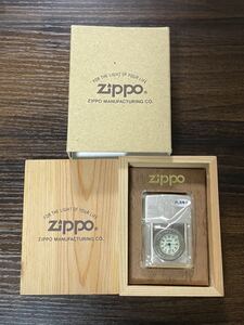 zippo TIME LIGHT JR 125TH ANNIVERSARY タイムライト 文字盤 蛍光 ホワイト 限定品 銀仕上げ 1997年製 シリアルナンバー NO.1959/4999