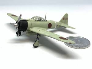 完成品 1/144 A6M2 零戦二一型 翔鶴 戦闘機隊 　 SWEET製キット使用　零式艦上戦闘機